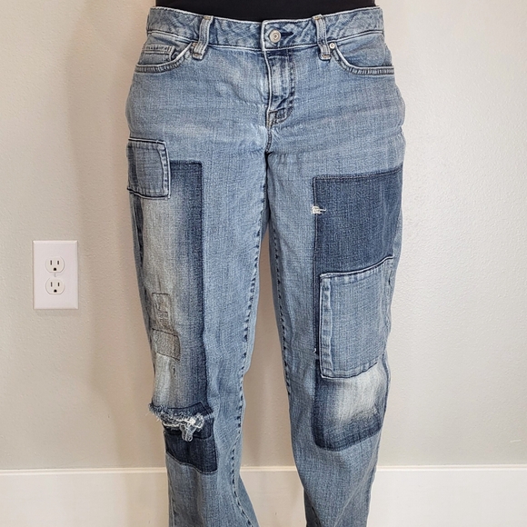 Tommy Hilfiger Blue Patchwork Jeans - Picture 4 of 6